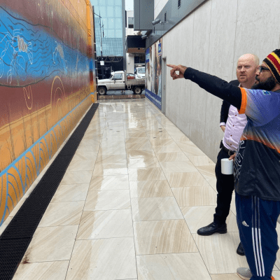 Celebrating Toowoomba’s Vibrant Culture: Local Artist David McCarthy Unveils Stunning Mural at NAB’s New Branch