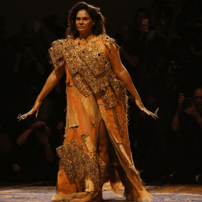 Elaine George Shines on Jordan Gogos’s Runway at Australian Fashion Week