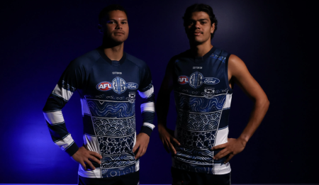Geelong's 2024 Indigenous Jumper: Celebrating Layers of the Land