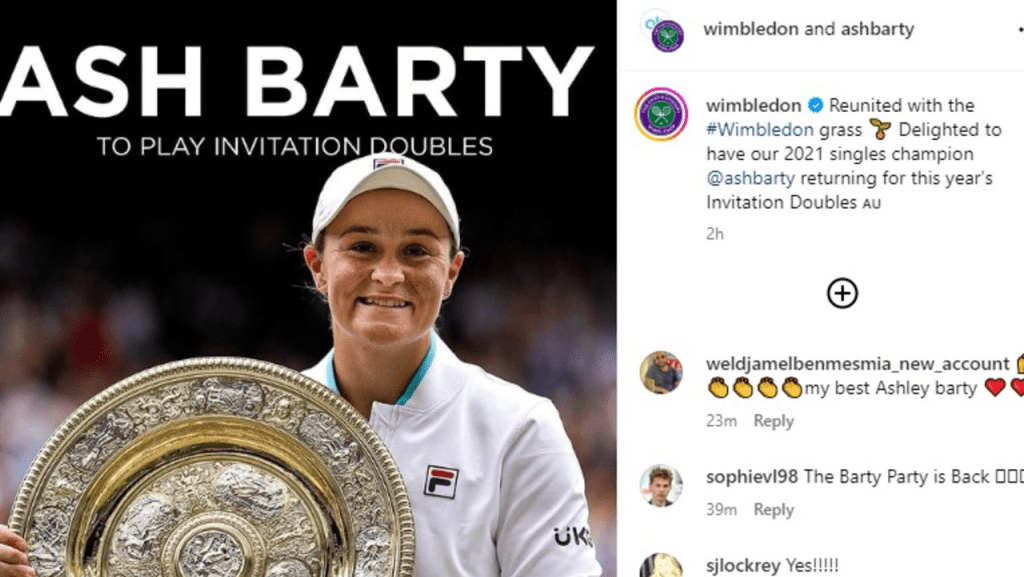 Ash Barty Returns to Wimbledon: A Grand Slam Champion Reunites with the Grass Courts